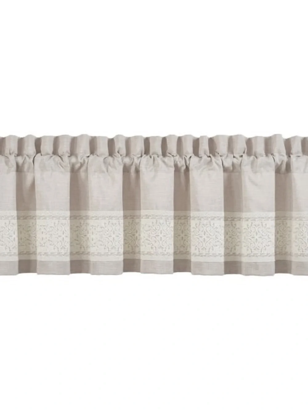 J. Queen New York Lauralynn Window Straight Valance sz 88”x18.25”